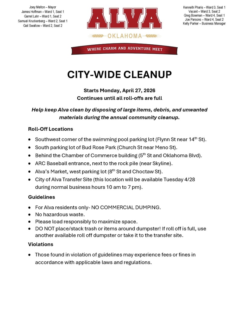 City wide clean up