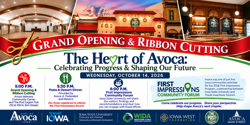 First Impressions, Community Forum, Grand Opening, AVCC Ribbon Cutting