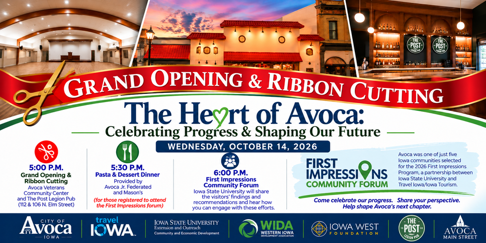 First Impressions, Community Forum, Grand Opening, AVCC Ribbon Cutting