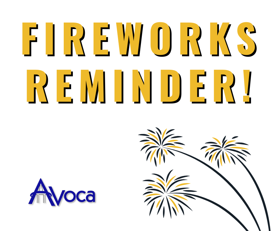 Fireworks Reminder