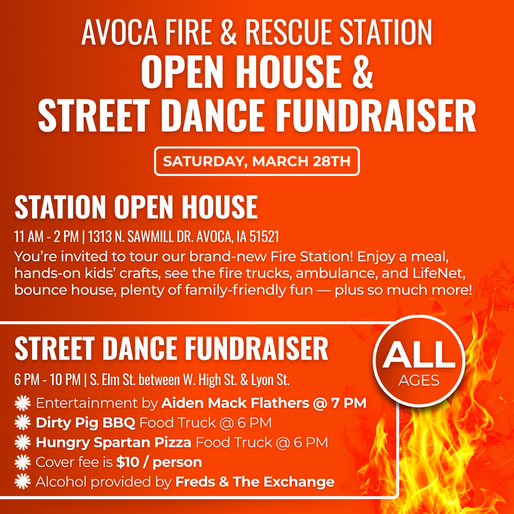 Avoca Fire & Rescue Open House and Street Dance Fundraiser