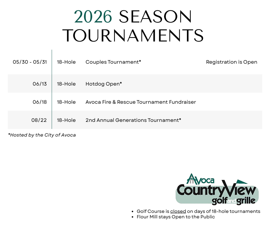 2026 Season Tournaments