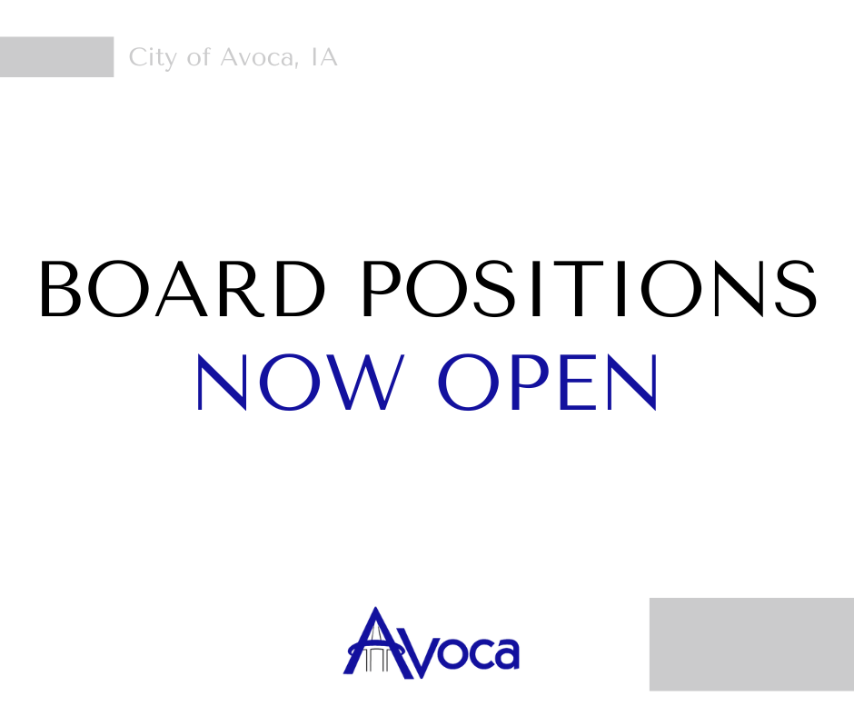 Board Positions Now Open