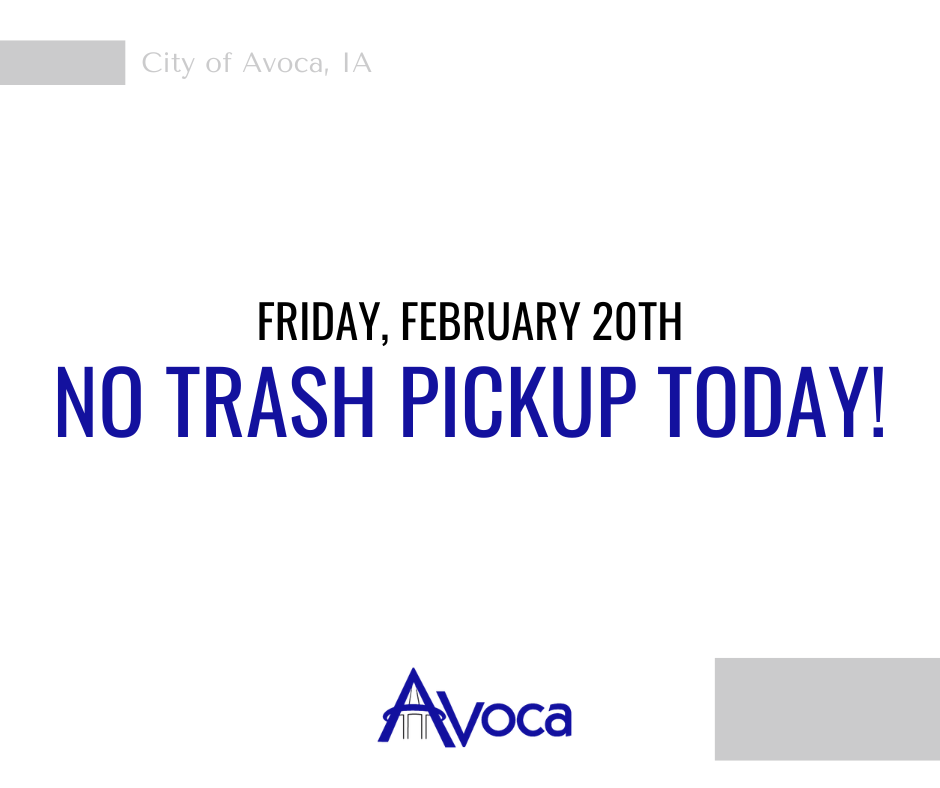No trash pickup today