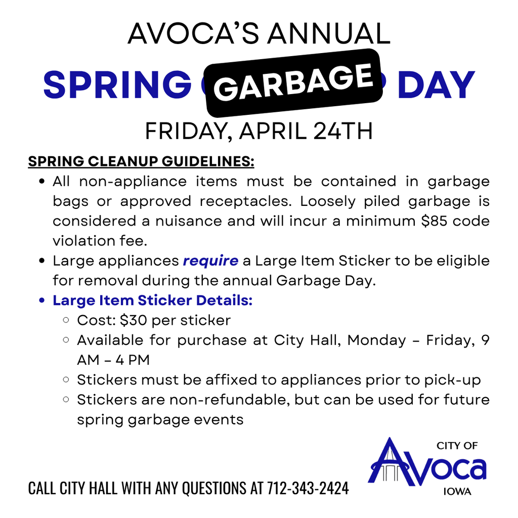 Spring Garbage Day 2026