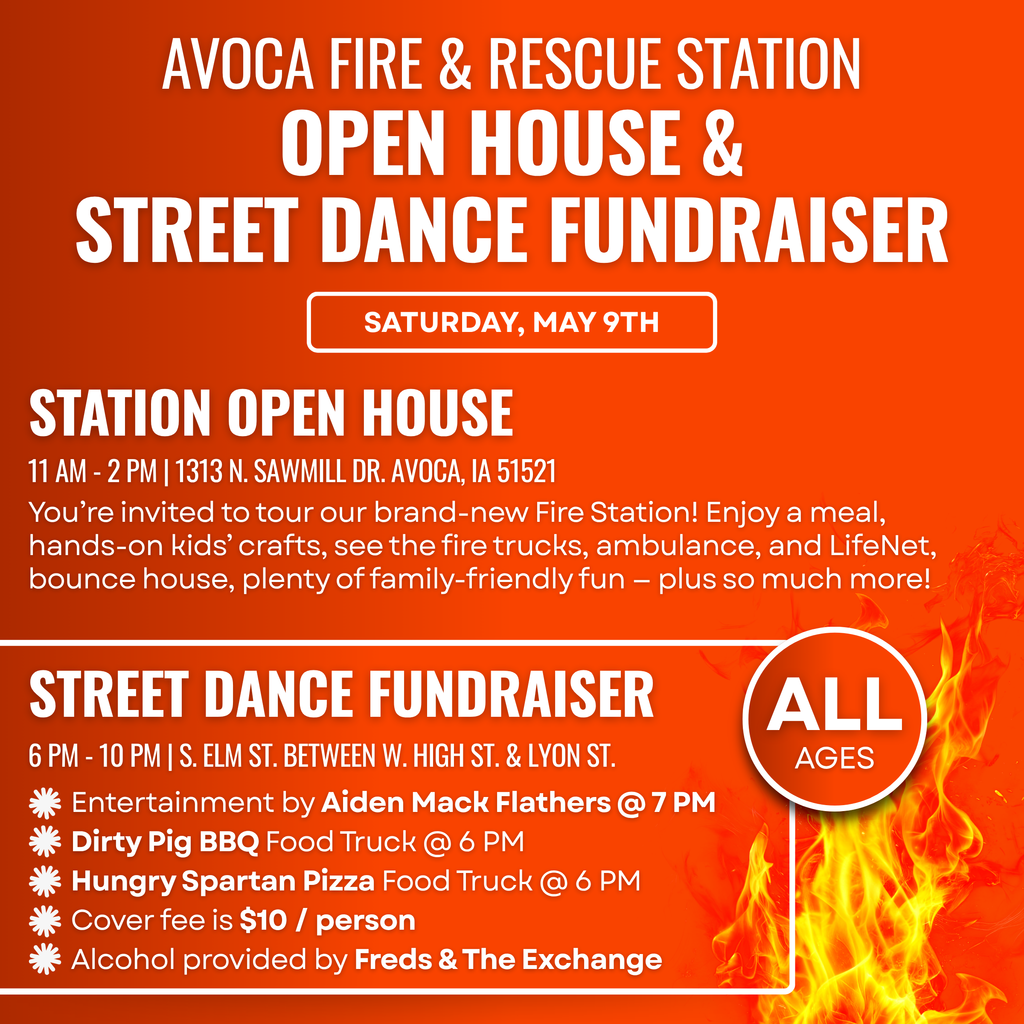 Avoca Fire & Rescue Open House and Street Dance Fundraiser