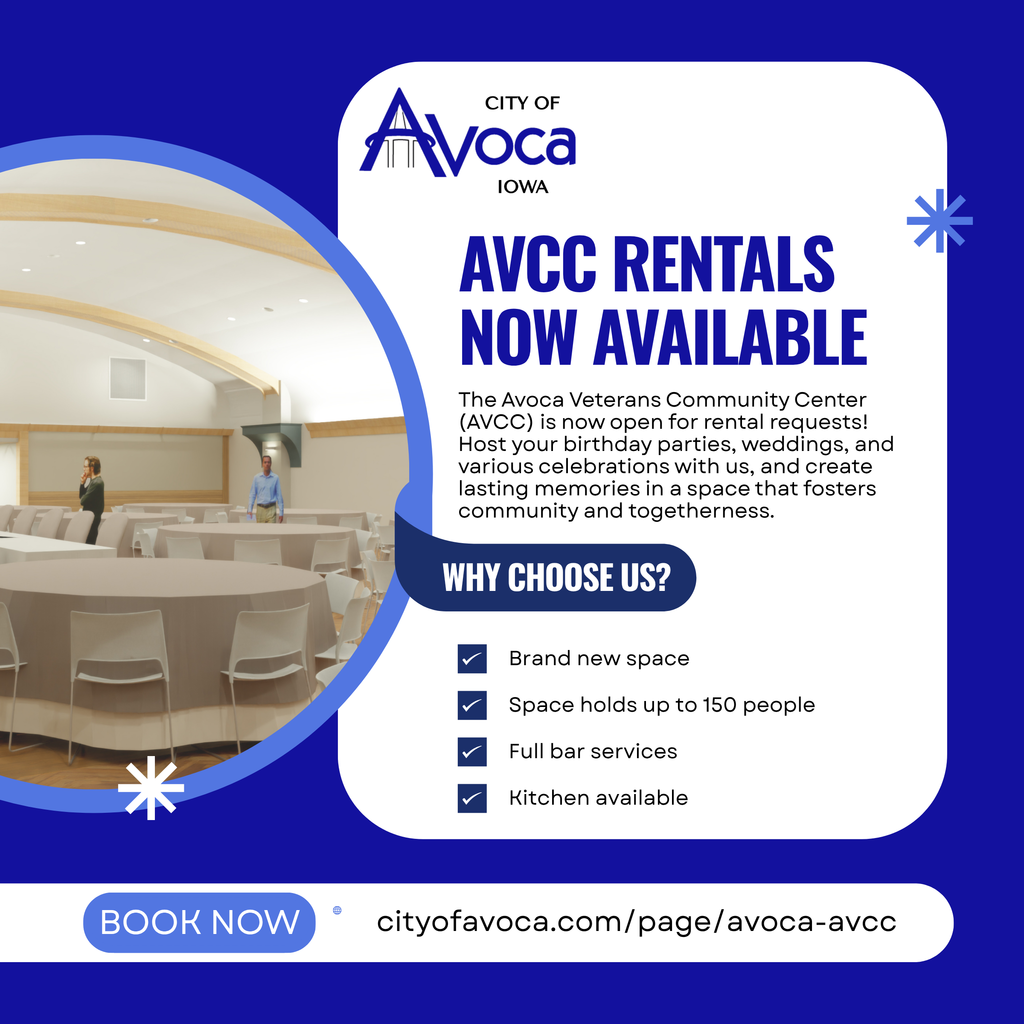 AVCC Rentals Now Available 