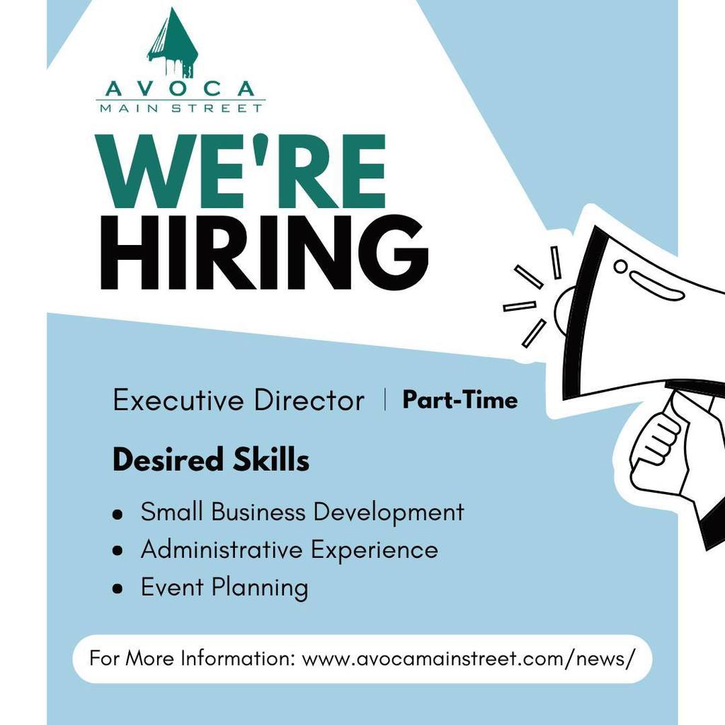 Avoca Main Street We're Hiring