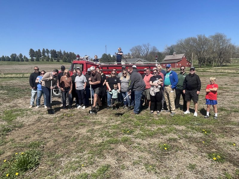 Photo of Ground Breaking, courtesy of KSOM, Western Iowa Today