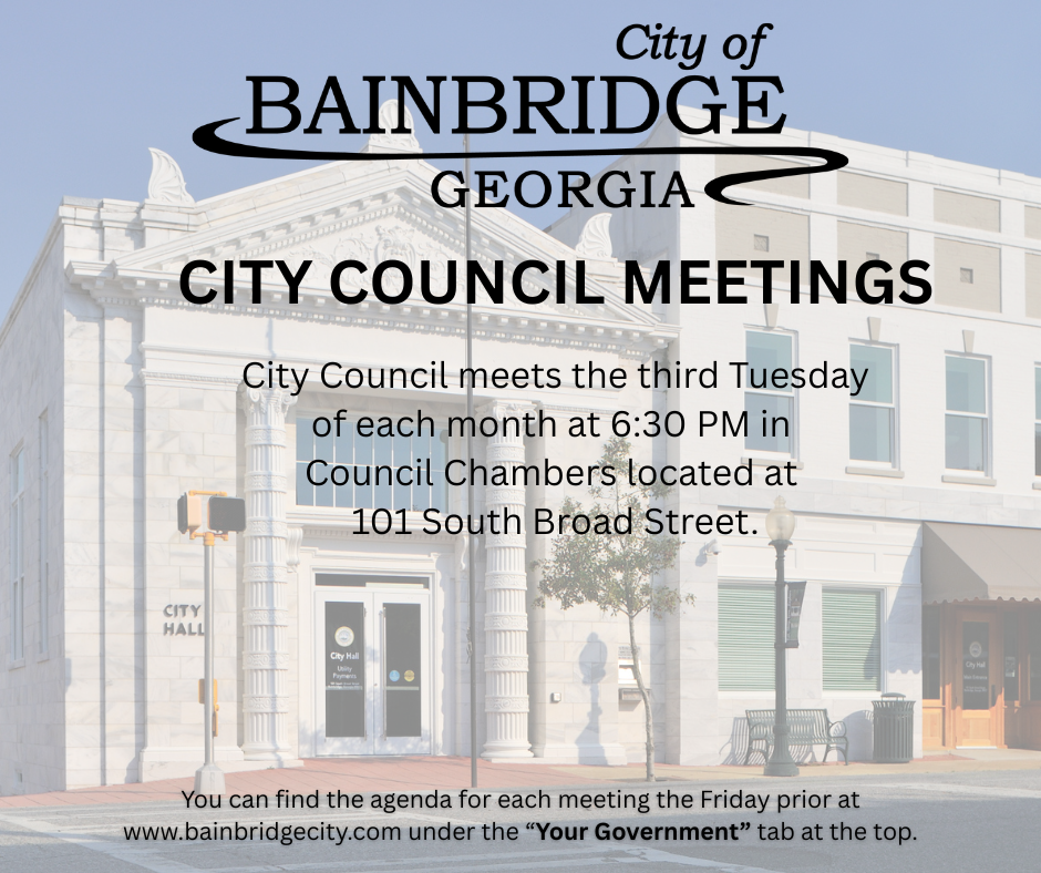 City Council Meeting Graphic