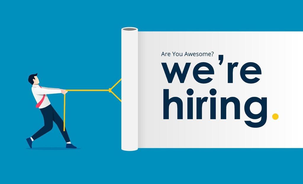 we are hiring graphic