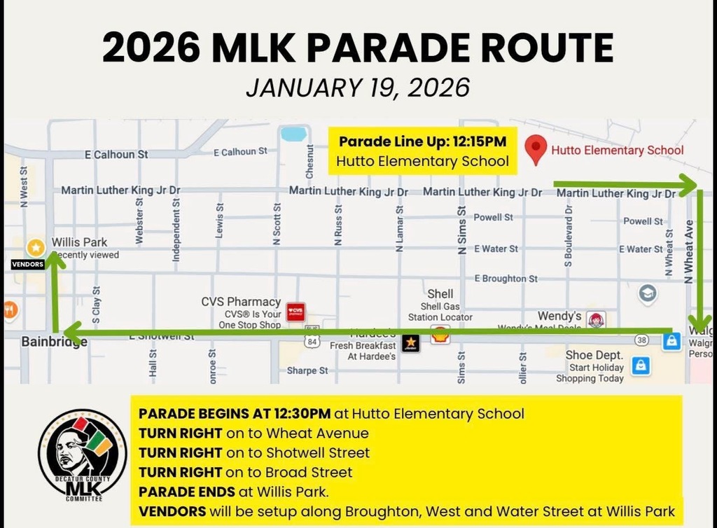 MLK parade route