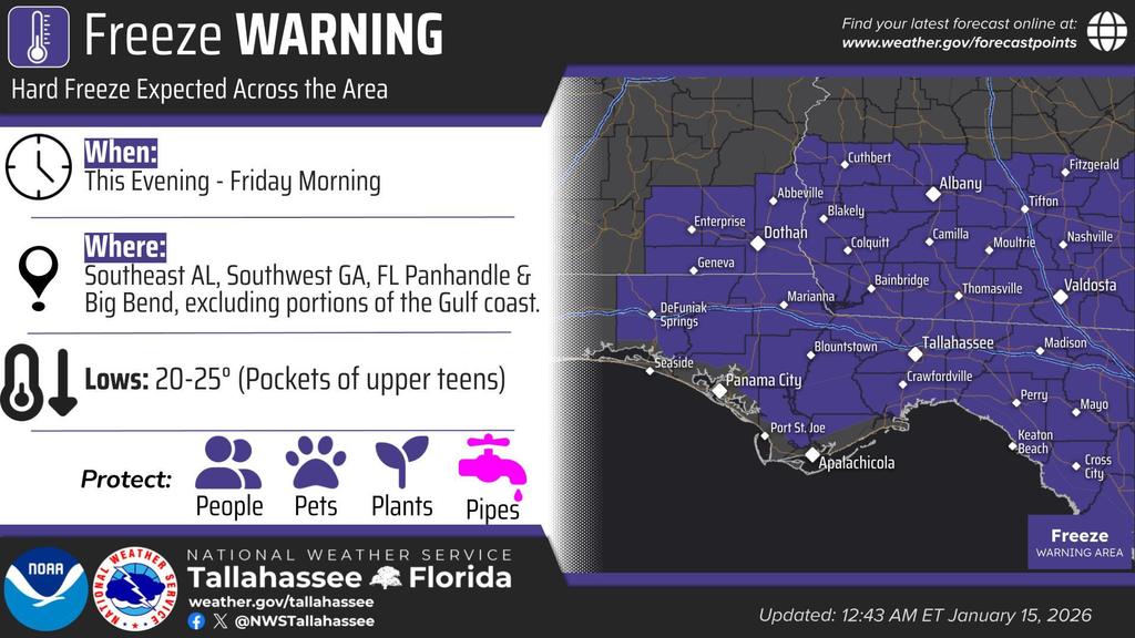 Freeze Warning