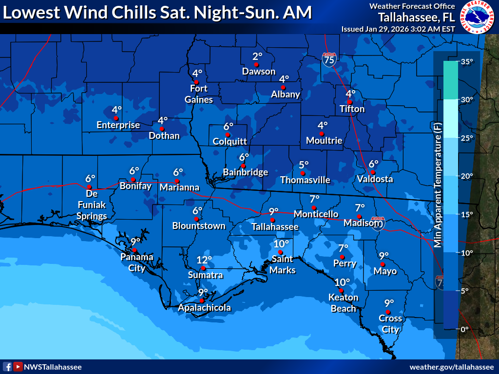 wind chills