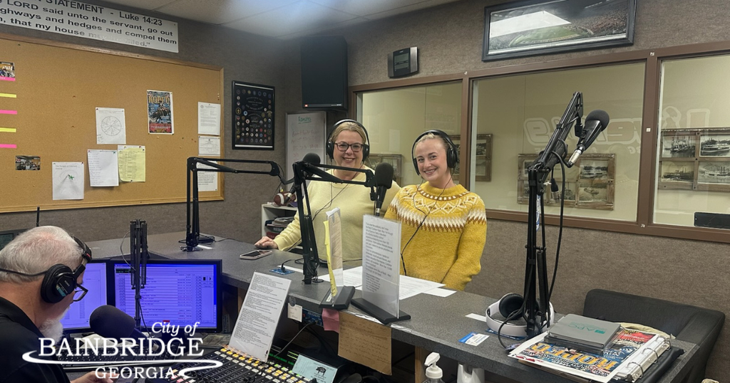 Randee and Sarah at radio