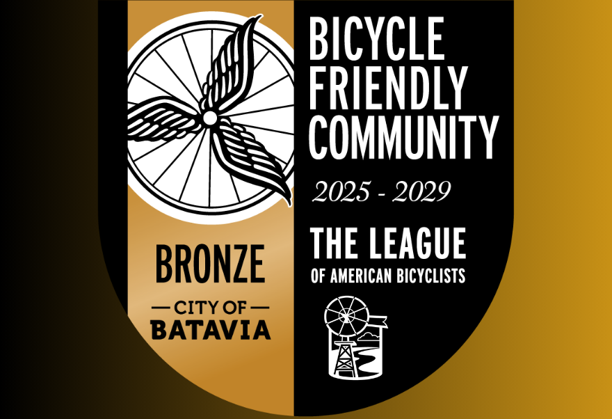 bicycle friendly community bronze level  logo