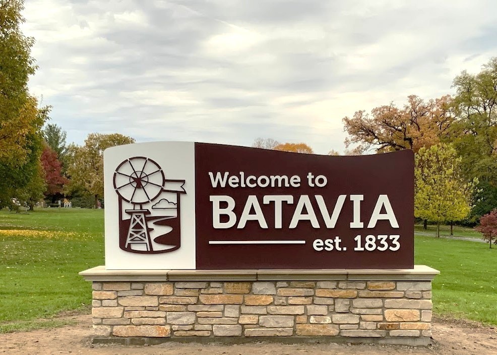 City of Batavia outdoor signs