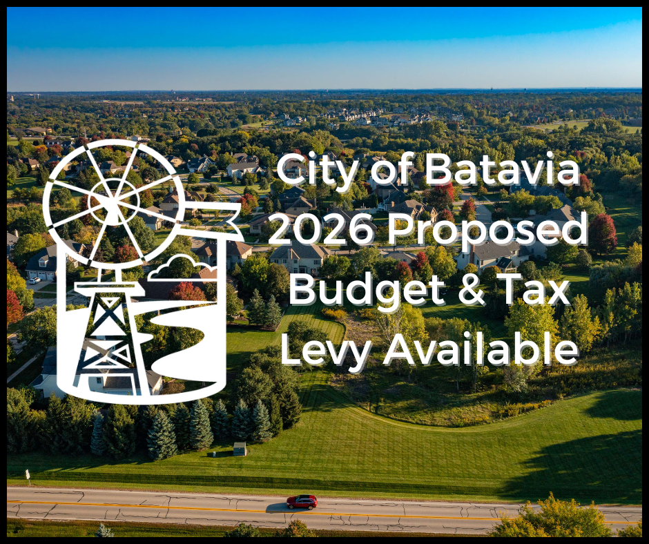 city of batavia aerial photo