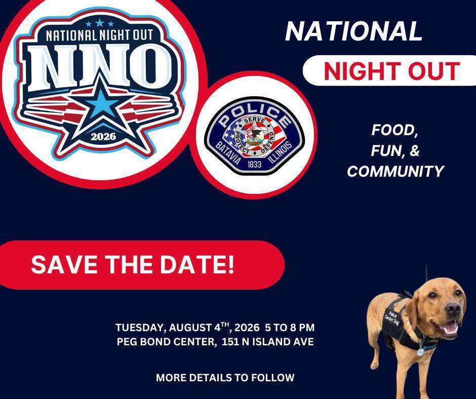 National Night OUt Aug. 4
