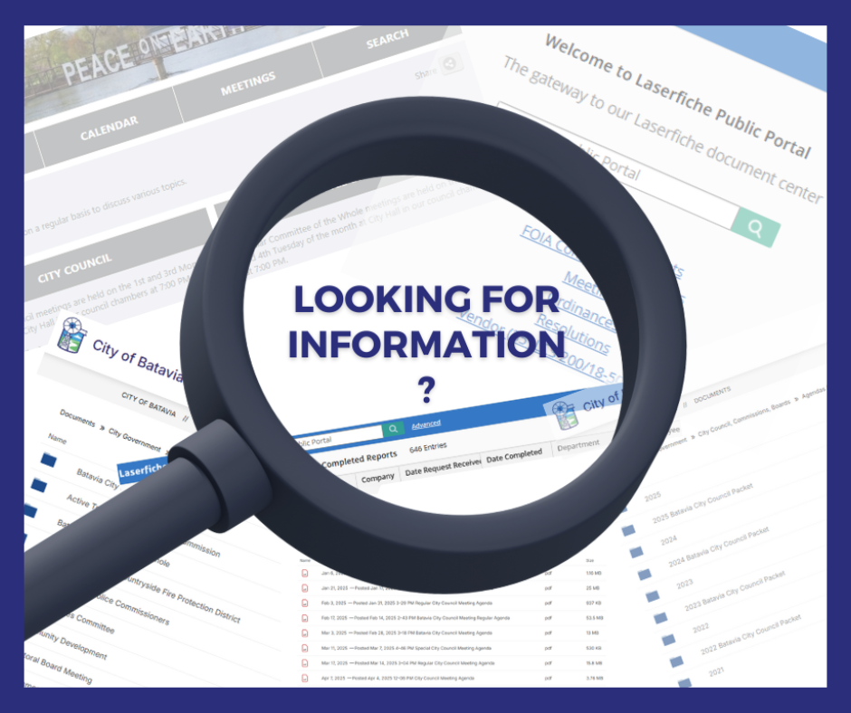 looking for information graphic