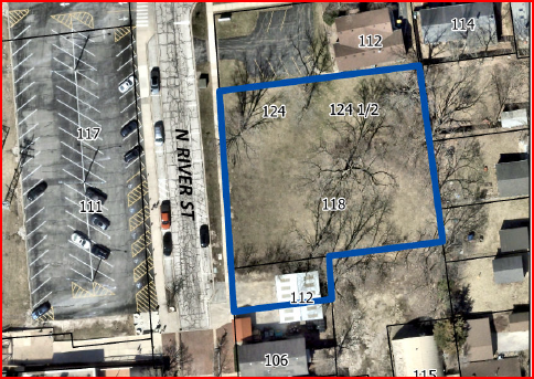 aerial view of parcel for sale