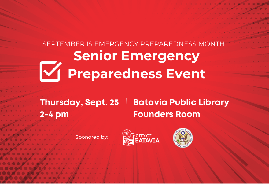 senior emergency preparedness flyer