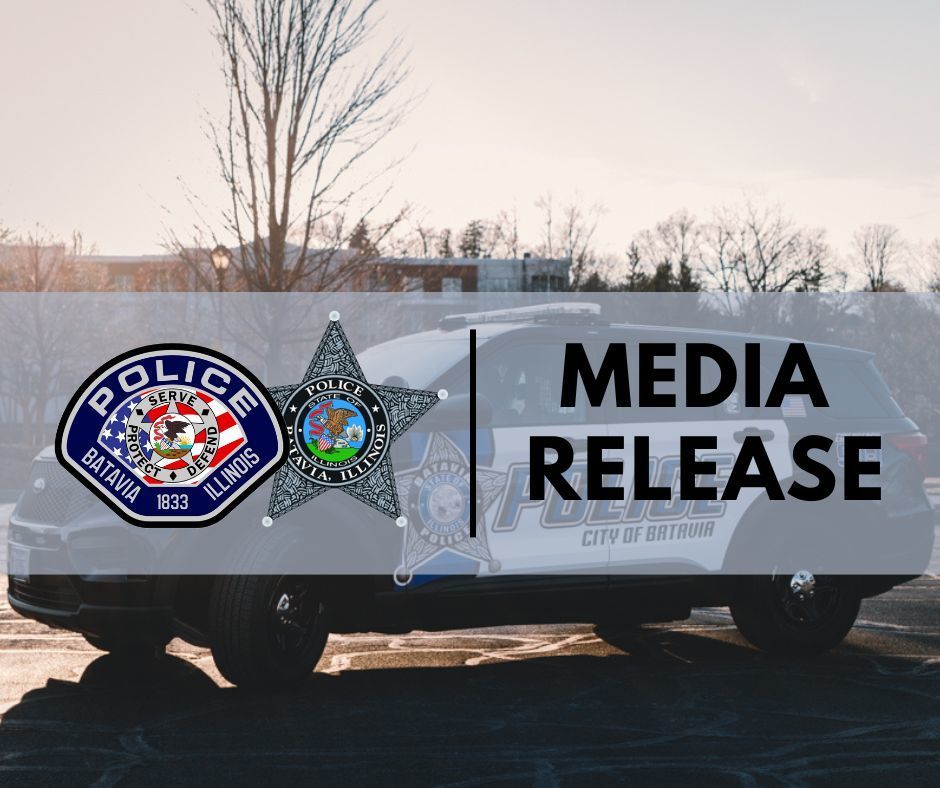 squad car and media release graphic