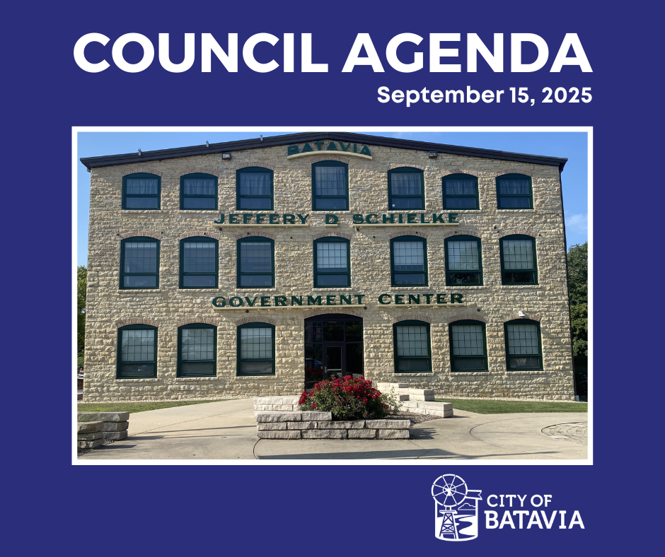 City hall and meeting date Sept. 15