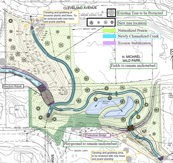 h. michael wild park topographical map