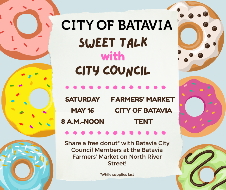 Sweet talk with city council may 16 8 to noon at farmers market