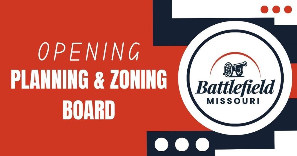 A photo that says Opening, Planning & Zoning Board.