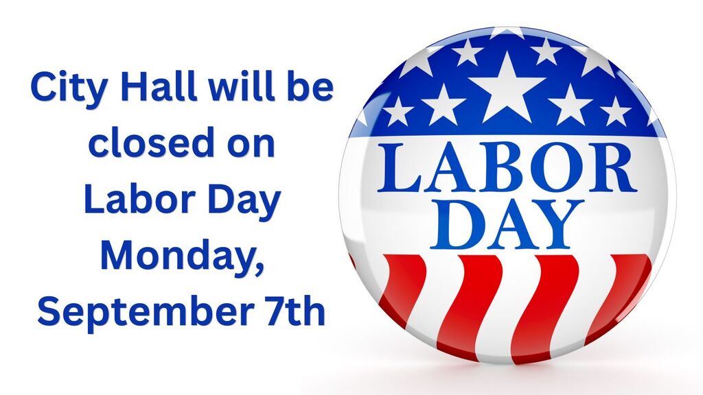 A sign saying we will be closed on Labor Day 2026