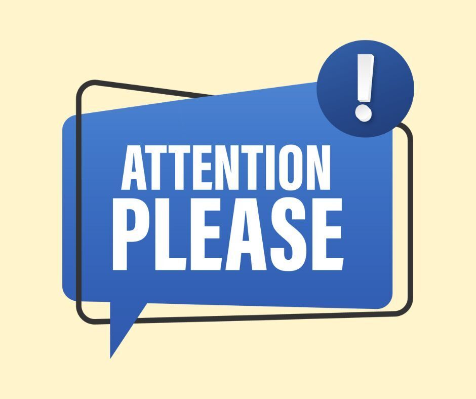 Attention Please Sign