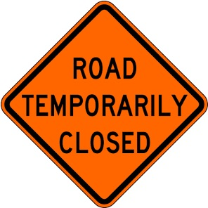 road closed 