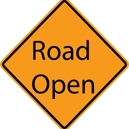 open sign