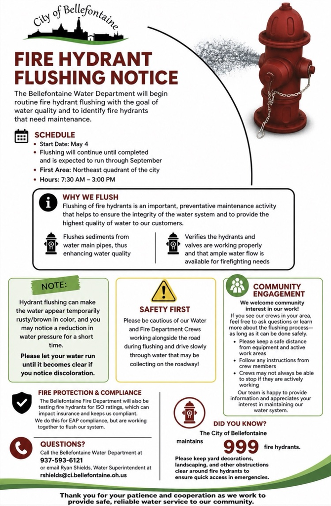 Hydrant flushing 