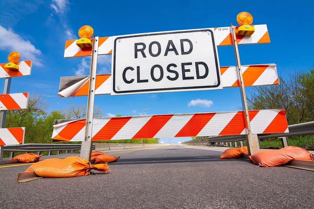 road closed