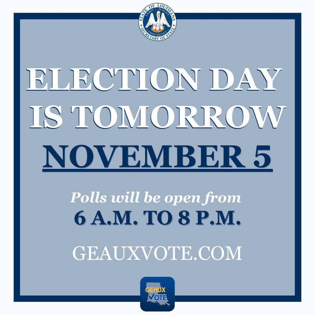 election day flyer