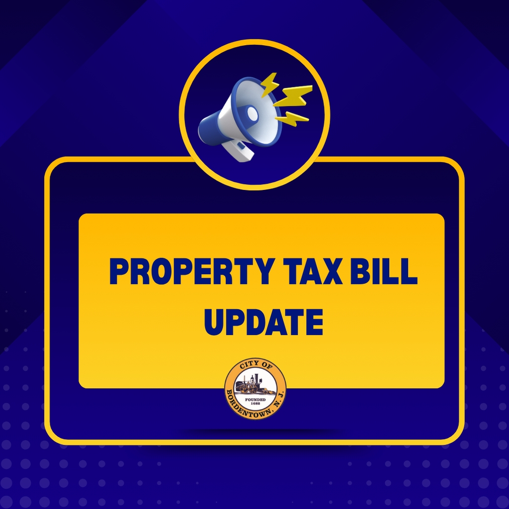 Property Tax Bill Update
