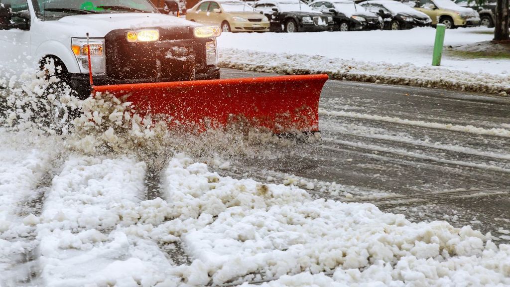 Snow plowing