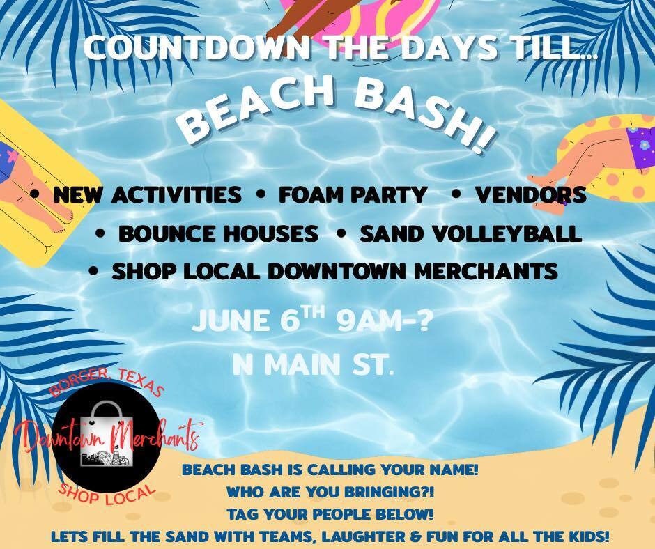 Beach Bash Flyer