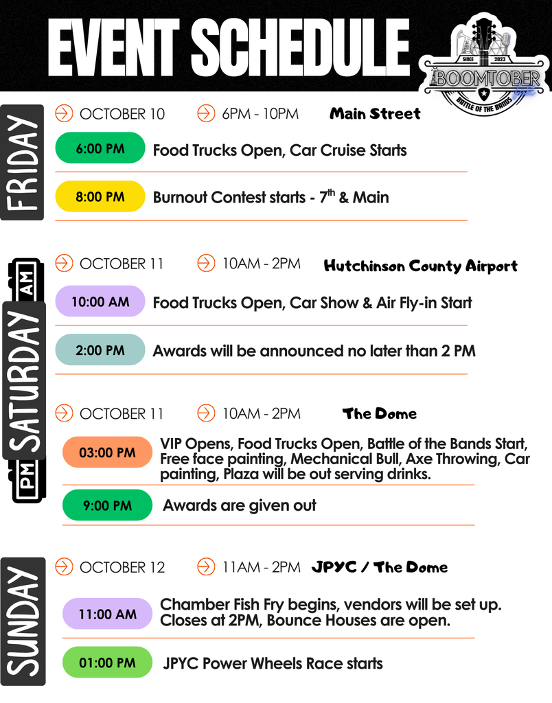 event lineup