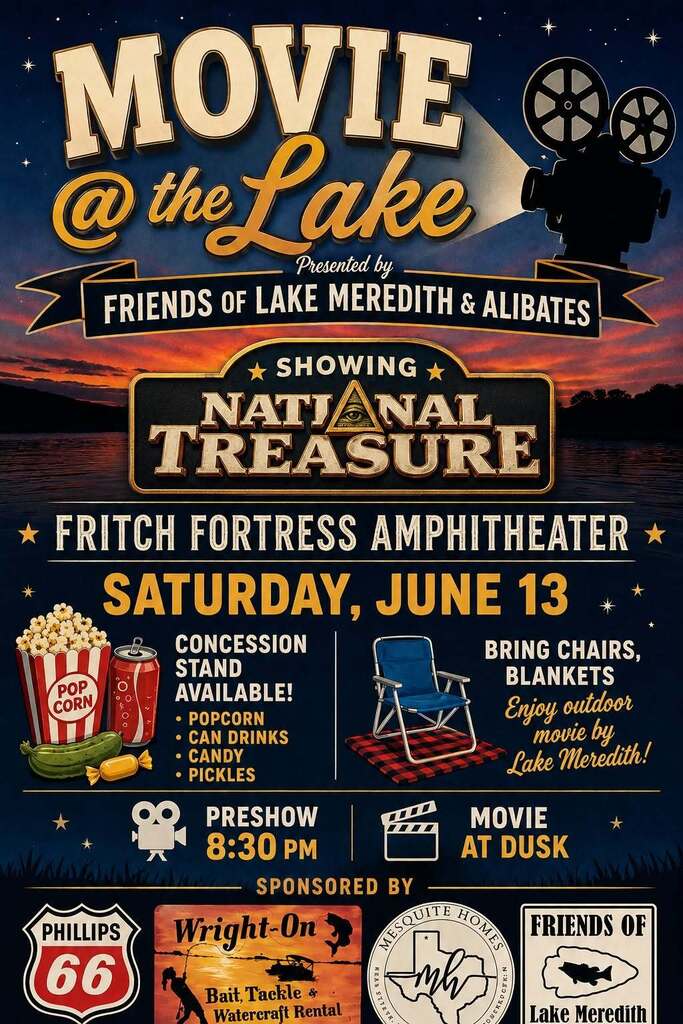 Movie at the lake