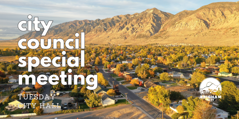 View of Brigham City Mountains