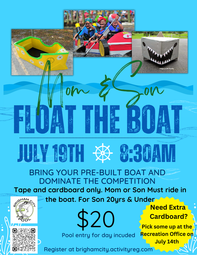 Mom & Son Float the Boat Event