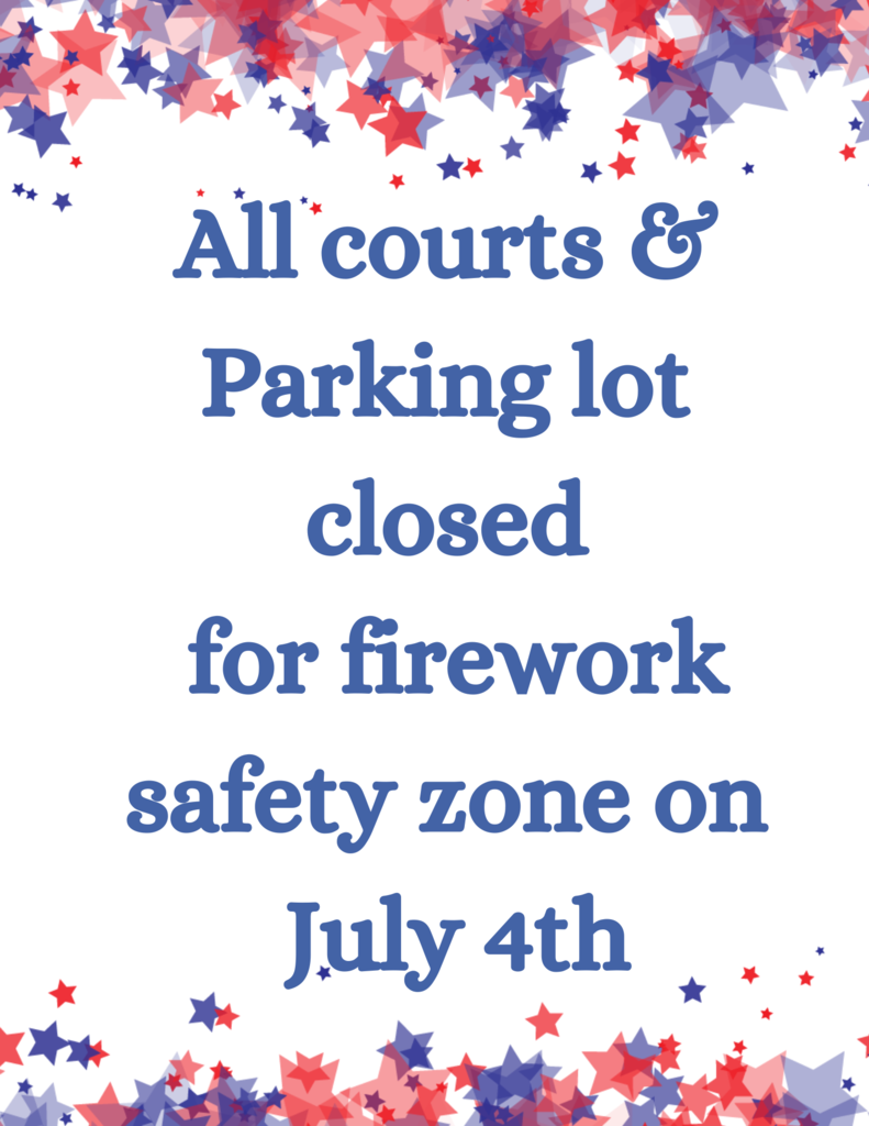 Pickleball Court Closure sign