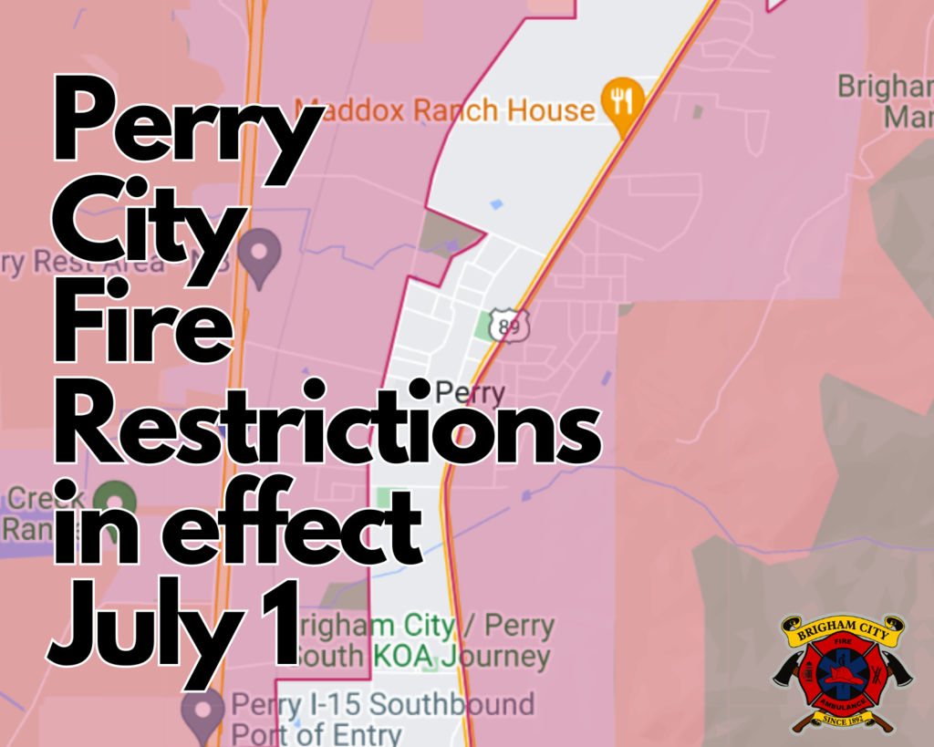 Perry City fire restrictions map