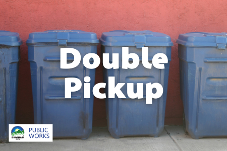 black garbage cans in a line against a red wall