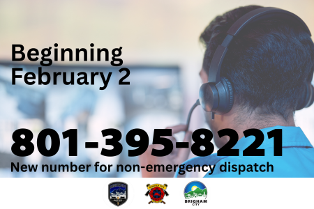 black text over a person speakinig on a headset