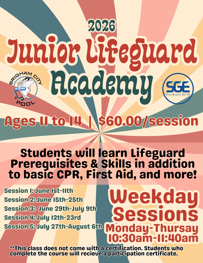 Junior lifeguard academy flyer- weekdays